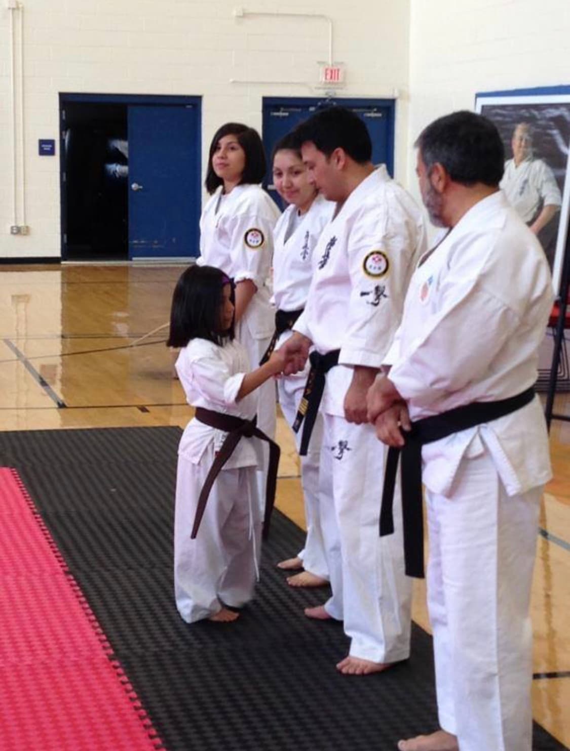 Young martial artists training in Gaithersburg MD